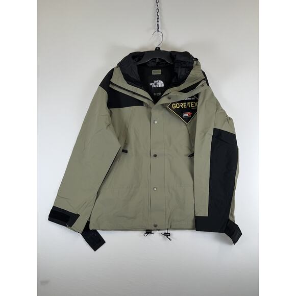 North Face Jacket Mens Large Gore-Tex 1990 Mountain GTX Hooded Outdoor Coat - Picture 1 of 8